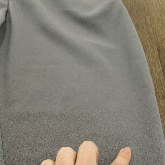 Women's medium Savion light grey Straight Leg dress Pants with 6 gold buttons - Picture 7 of 9